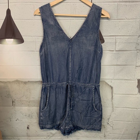 Mustard Seed Pants - Mustard Seed Chambray Romper
